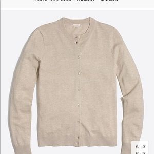 J. Crew cotton caryn cardigan sweater